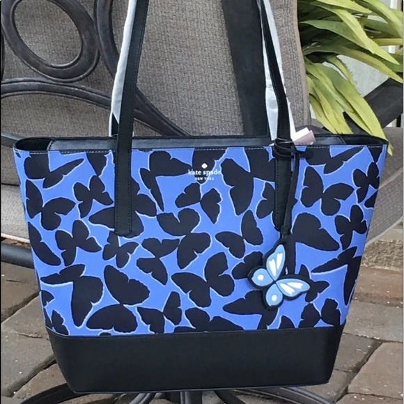 adley butterfly large tote